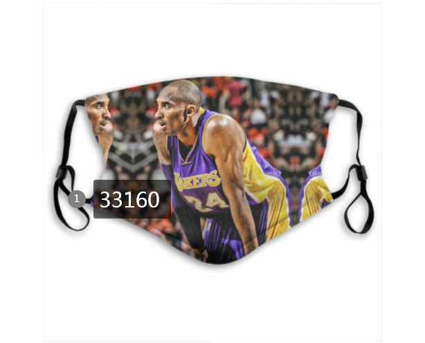 2021 NBA Los Angeles Lakers 24 kobe bryant 33160 Dust mask with filter